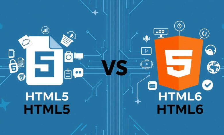 HTML6 vs HTML5 - Evolution of Web Standards