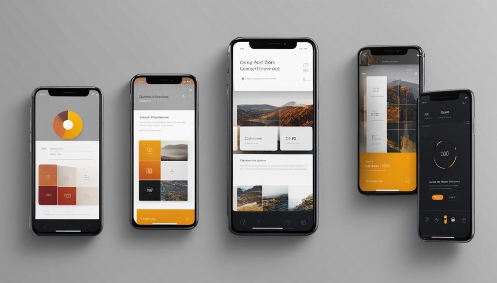 mobile app design